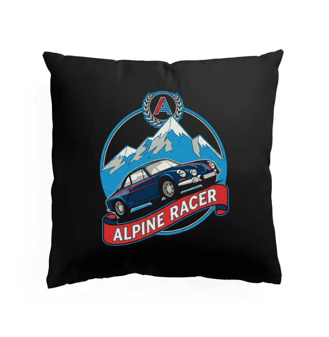 Polštář Alpine Horský Rallye Klub Retro Závodní Legenda S Duší