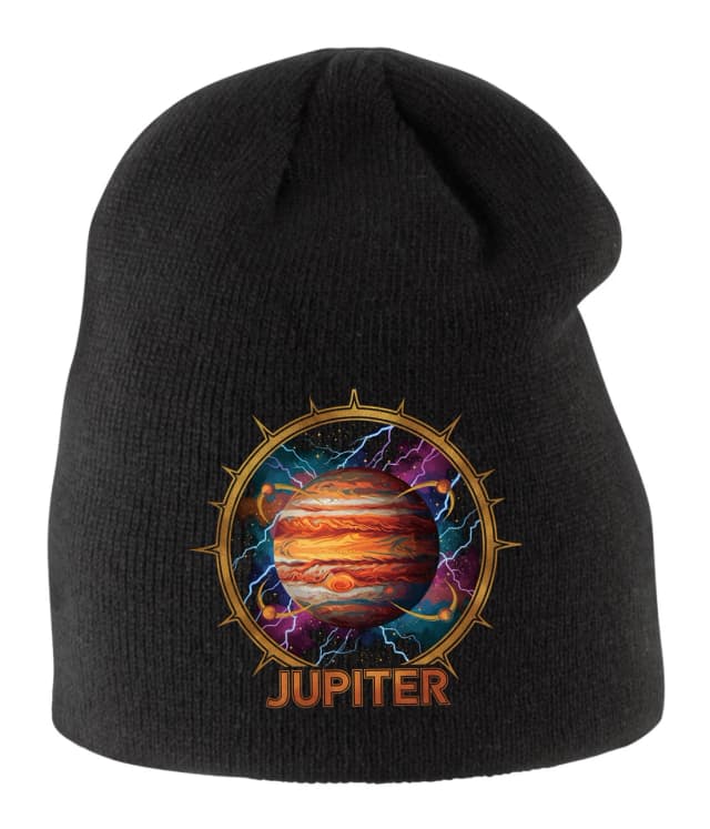 Dětská zimní čepice Kolekce kosmických Jupiterových bouří
