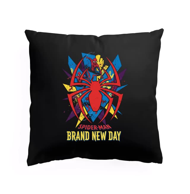 Polštář Pavoučí Muž Nový Den Černý Design