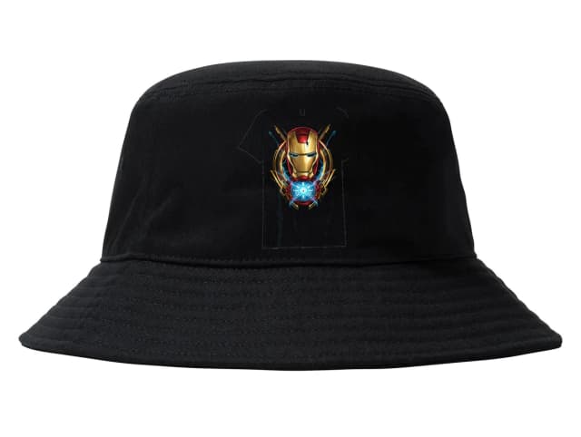 Klobouček Tričko S Iron Man Helmou A Arc Reaktorem Pro Fanoušky Marvelu