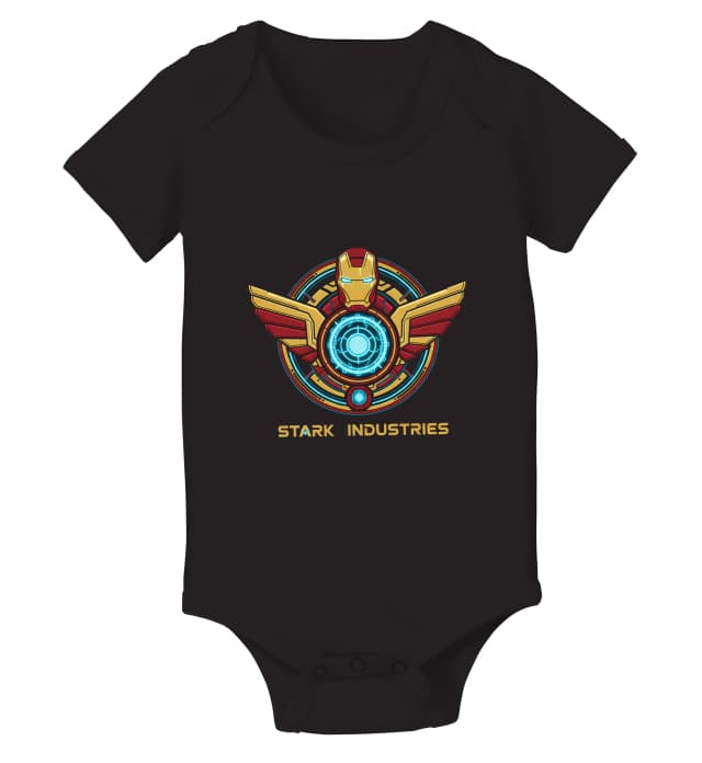 Dětské body Tričko S Logem Stark Industries A Iron Manem