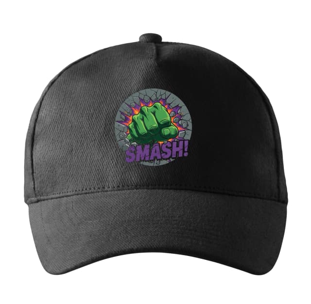 Kšiltovka Zelený Hněv Smash Pěst Proráží Beton A Zdi
