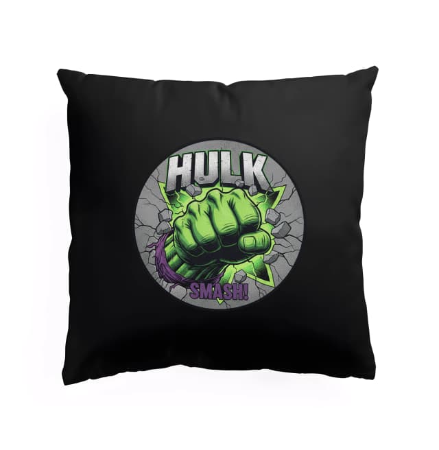 Polštář Hulk Smash Zelená Pěst Která Rozdrtí Každou Překážku