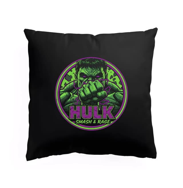 Polštář Hulk Zelený Hněv A Nekontrolovatelná Síla