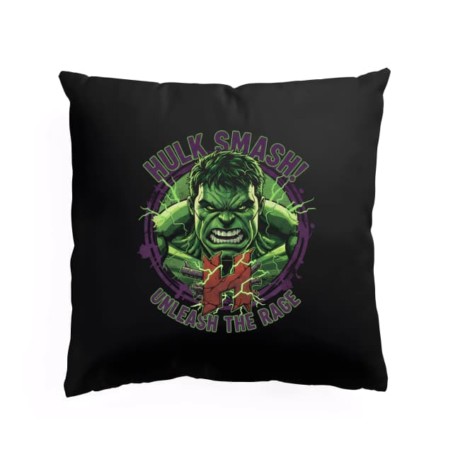 Polštář Hulk Smash Uvolni Zelený Hněv A Nezkrotnou Sílu