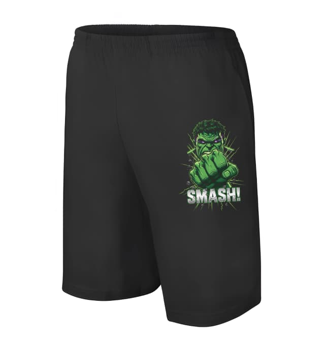 Pánské/dětské kraťasy Hulk Smash Zelená Smršť Síly A Nekontrolovaný Hněv