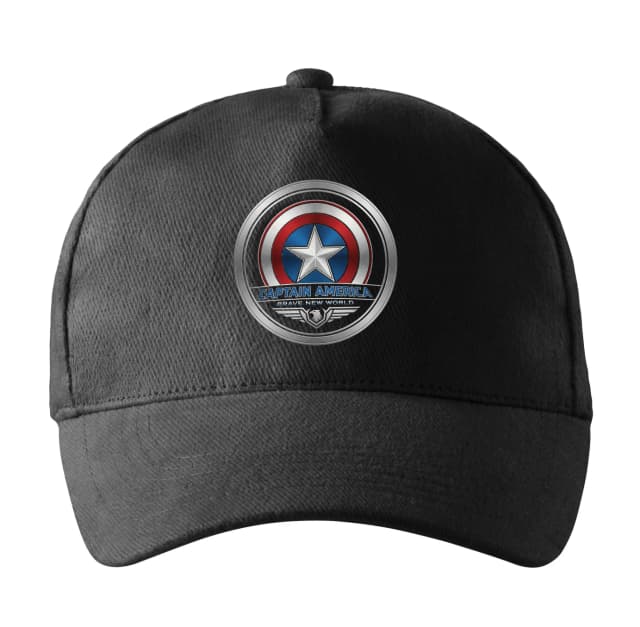 Kšiltovka Captain America Brave New World Kovová Síla A Nové Hrdinství