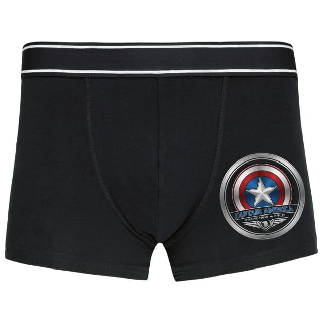Boxerky Captain America Brave New World Kovová Síla A Nové Hrdinství