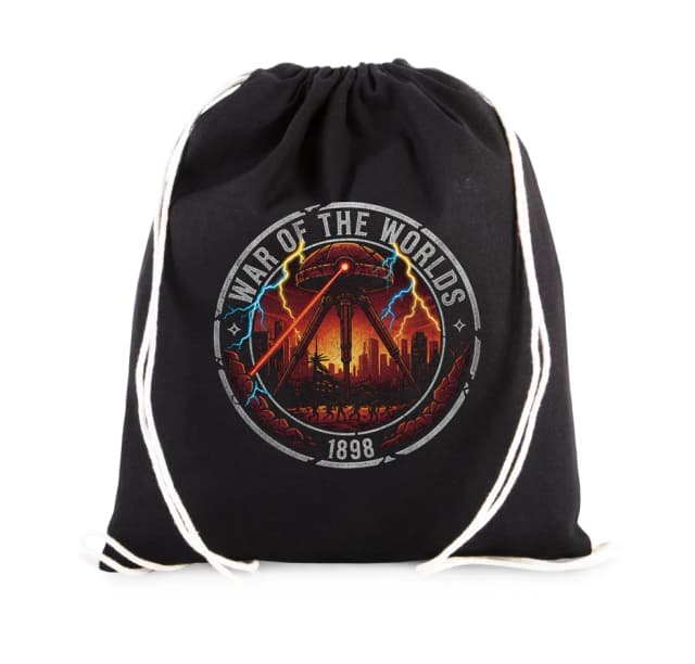 Vak na záda Město V Plamenech War Of The Worlds Útok Tripodů A Blesků