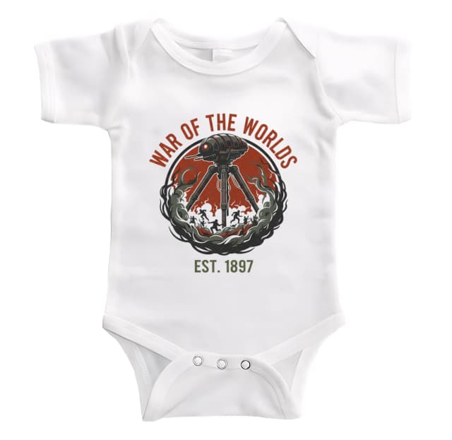 Dětské body War Of The Worlds Třínohé Stroje Oheň A Útěk Lidstva