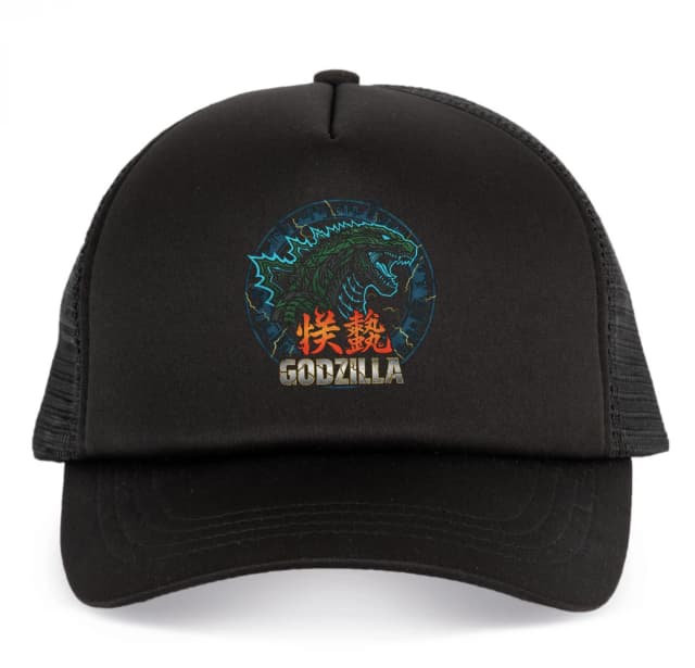 Dětská kšiltovka Godzilla Noční Elektrický Hněv Nad Městem Zkáza