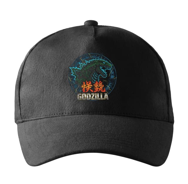 Kšiltovka Godzilla Noční Elektrický Hněv Nad Městem Zkáza