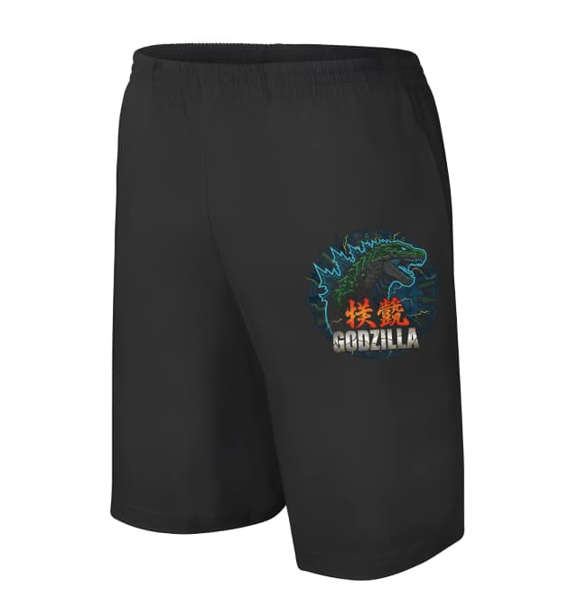 Pánské/dětské kraťasy Godzilla Hněvivý Král Měst Blesky A Destrukce