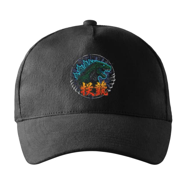 Kšiltovka Godzilla Zelené Kaiju Městské Plamenné Zničení A Síla