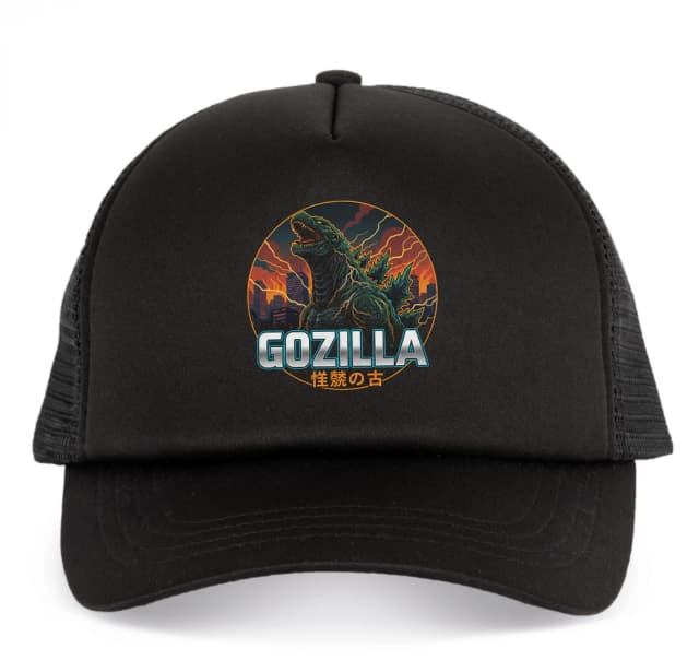 Dětská kšiltovka Godzilla Hněv Starého Města A Blesky Apokalypsy