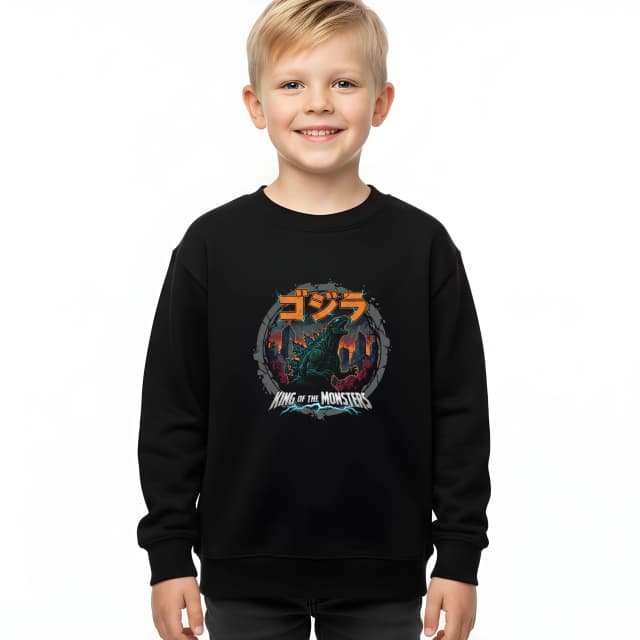 Dětská mikina Král Příšer Městského Ohně King Of The Monsters