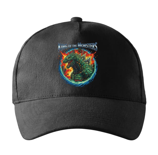 Kšiltovka Zelený Král Monstrů Godzilla King Of The Monsters V Plamenech Města