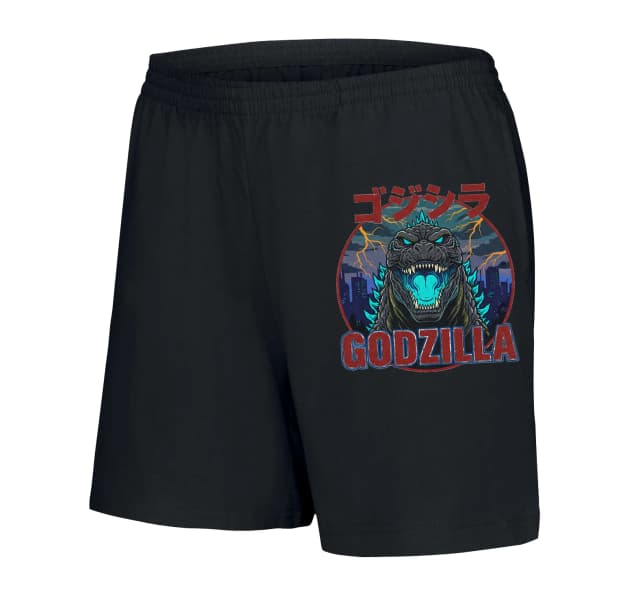 Dámské šortky Godzilla Noční Hněv Jaderná Záře A Městská Bouře
