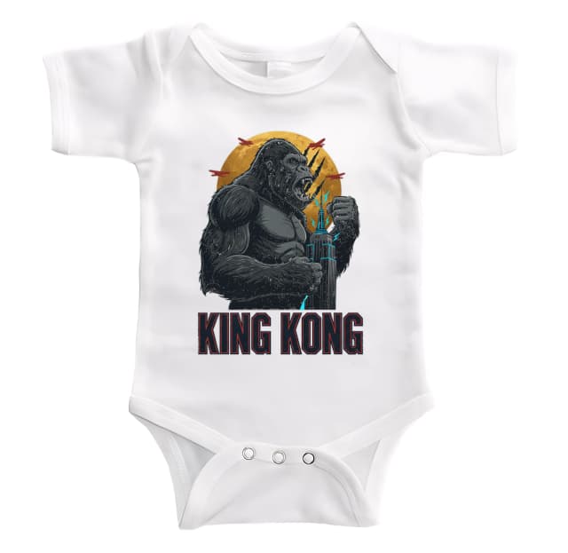 Dětské body King Kong V Zlatém Svitu Nad New Yorkem