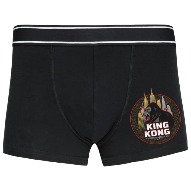 Boxerky King Kong V New Yorku Řev Mrakodrapové Džungle A Letadel