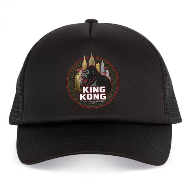 Dětská kšiltovka King Kong V New Yorku Řev Mrakodrapové Džungle A Letadel