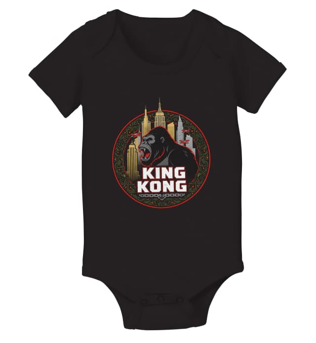 Dětské body King Kong V New Yorku Řev Mrakodrapové Džungle A Letadel