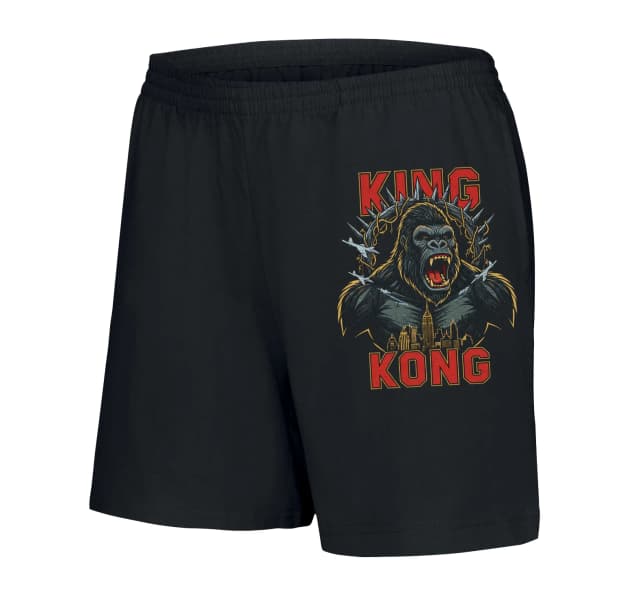Dámské šortky Královská Zuřivost Městských Mrakodrapů King Kong