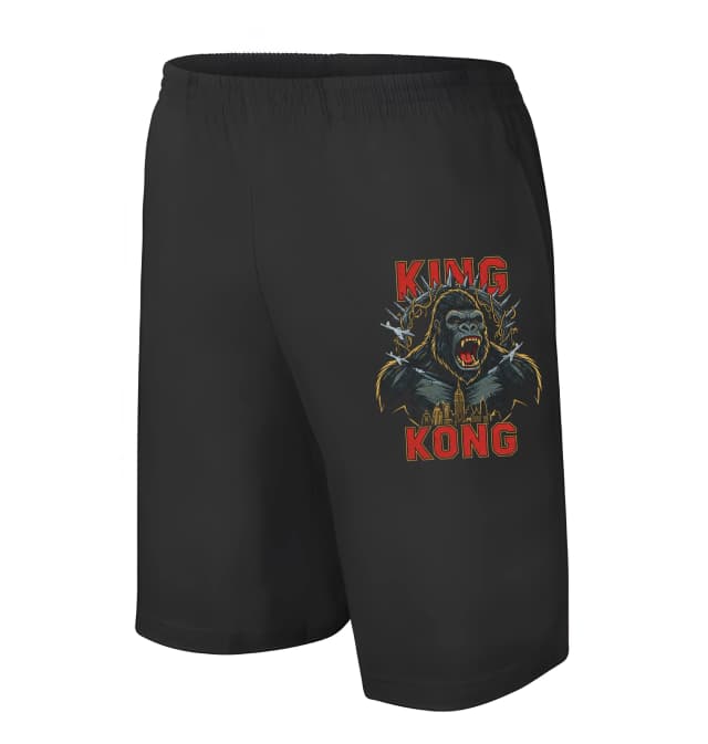 Pánské/dětské kraťasy Královská Zuřivost Městských Mrakodrapů King Kong