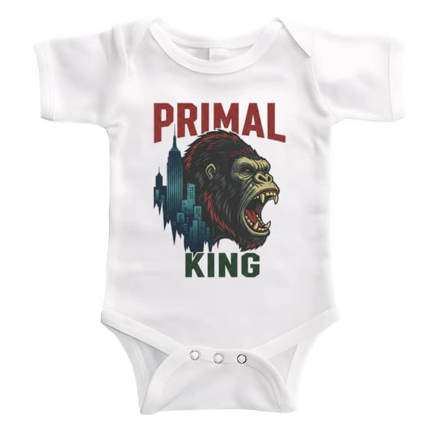 Dětské body Primal King Divoký Opičí Král Města V Nočním Světle