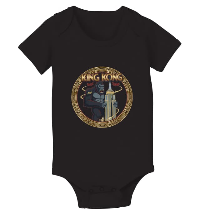 Dětské body Legendární King Kong Retro Dobrodružství New York 1933 V Zlatém Rámu