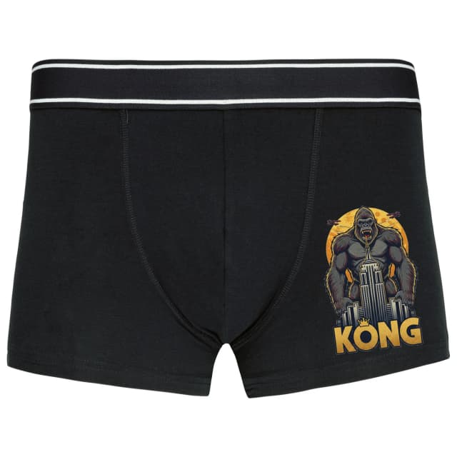 Boxerky Kong Král Mrakodrapů A Řev Gorily Nad Městem