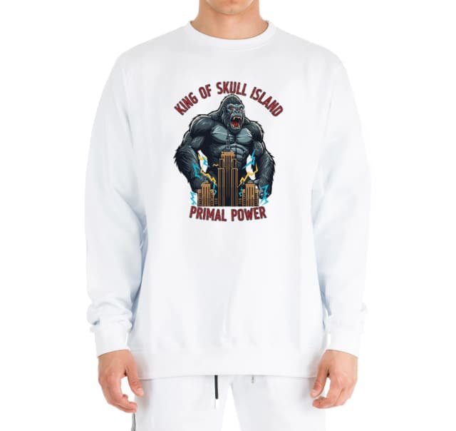 Mikina bez kapuce Divoká Síla King Konga Primal Power Ze Skull Island