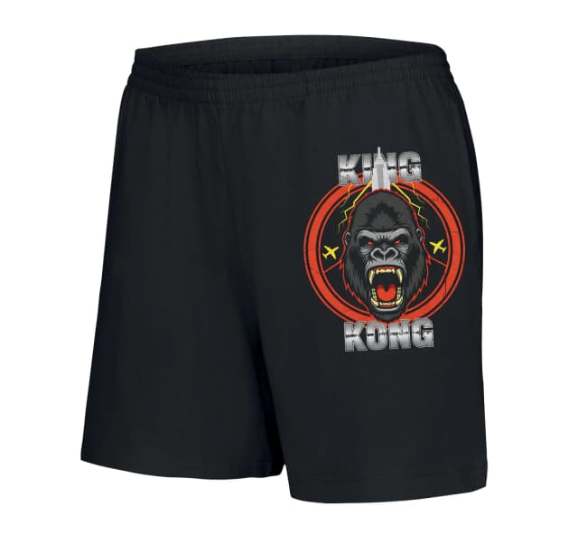 Dámské šortky Hřmící King Kong Mezi Blesky Letadly A Mrakodrapy