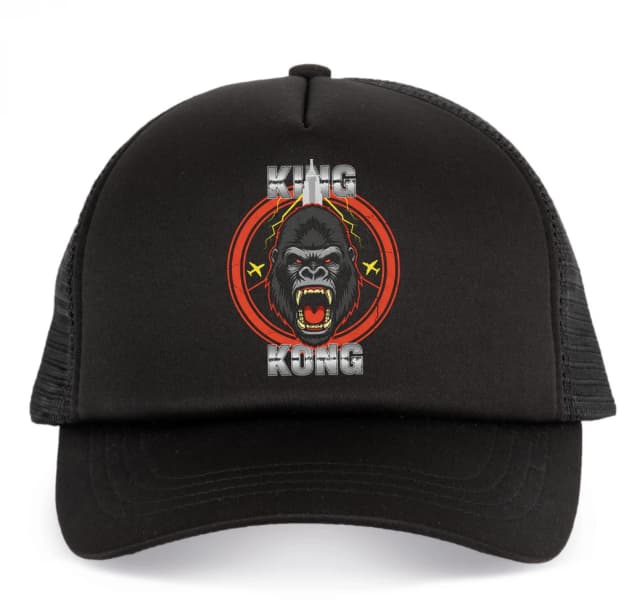 Dětská kšiltovka Hřmící King Kong Mezi Blesky Letadly A Mrakodrapy
