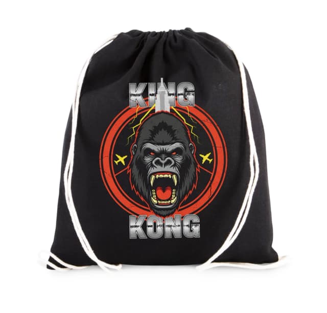 Vak na záda Hřmící King Kong Mezi Blesky Letadly A Mrakodrapy