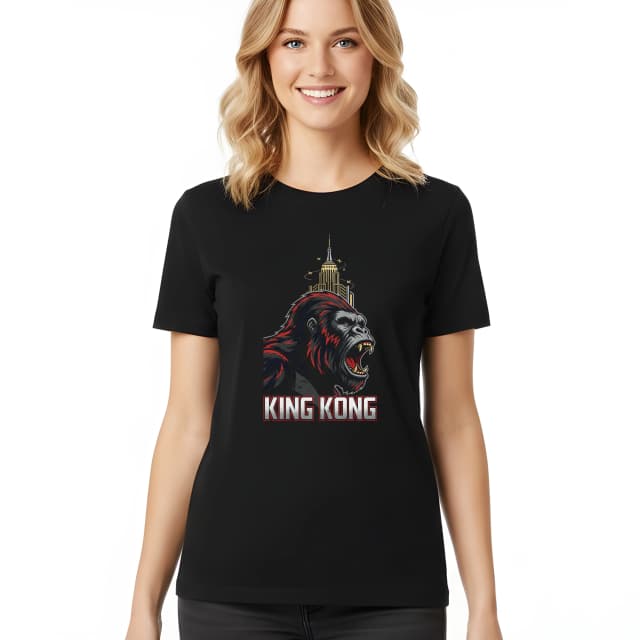 Dámské tričko Královský Řev King Kong Vládce Městských Věží