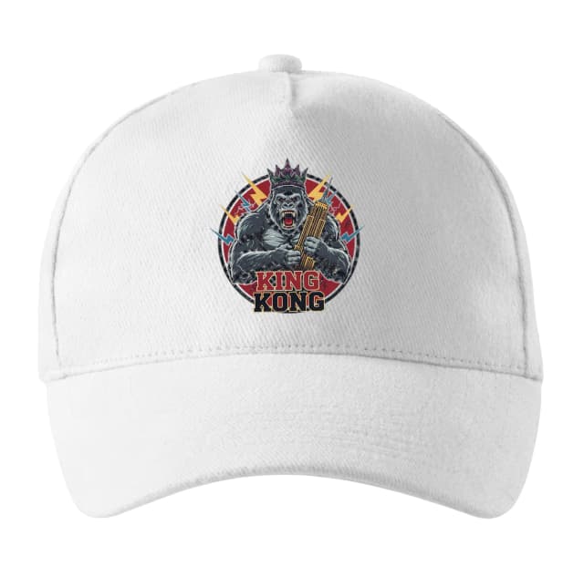 Kšiltovka Královský Výkřik King Kong S Korunou A Mrakodrapy