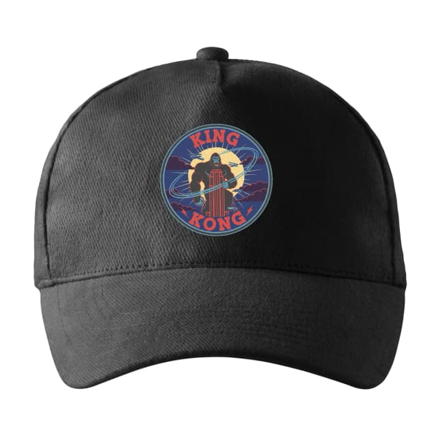 Kšiltovka Legendární King Kong Na Mrakodrapu V Retro Nočním Odznaku