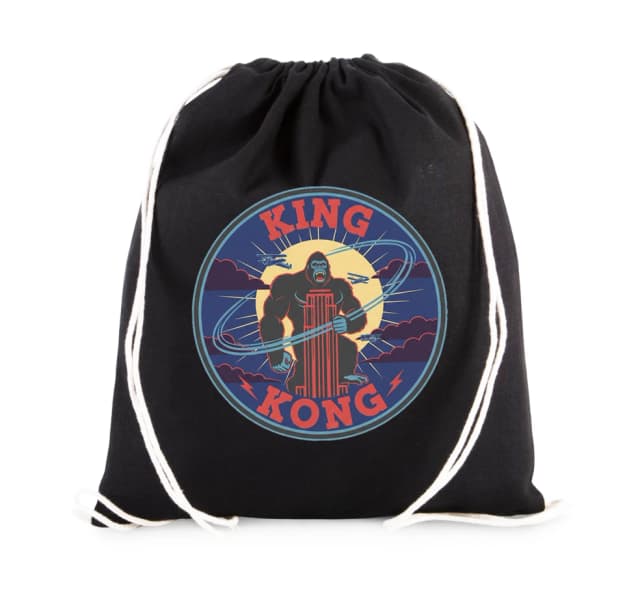 Vak na záda Legendární King Kong Na Mrakodrapu V Retro Nočním Odznaku