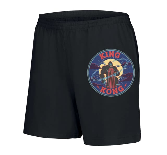 Dámské šortky Legendární King Kong Na Mrakodrapu V Retro Nočním Odznaku