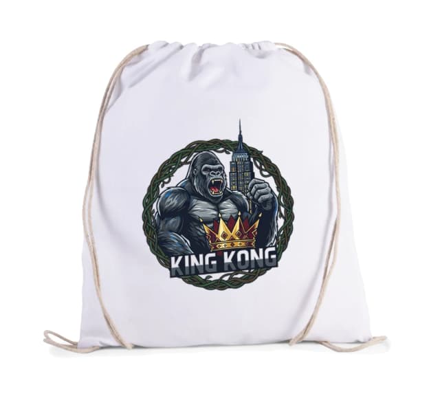 Vak na záda Královský King Kong Na Mrakodrapu S Korunou