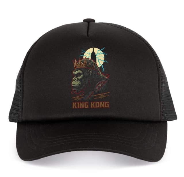 Dětská kšiltovka Královský King Kong S Korunou Šrámy A Měsíčními Blesky