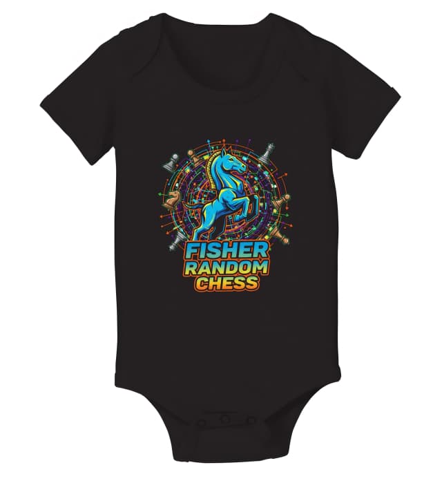 Dětské body Neonový Jezdec Ve Šachovém Kyberlabyrintu Fisher Random Chess
