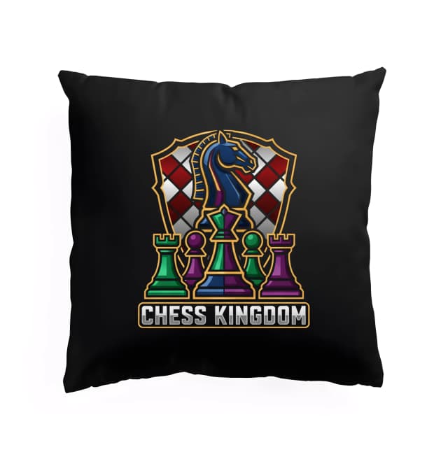 Polštář Královská Šachová Pečeť Chess Kingdom Pro Šachové Mistři