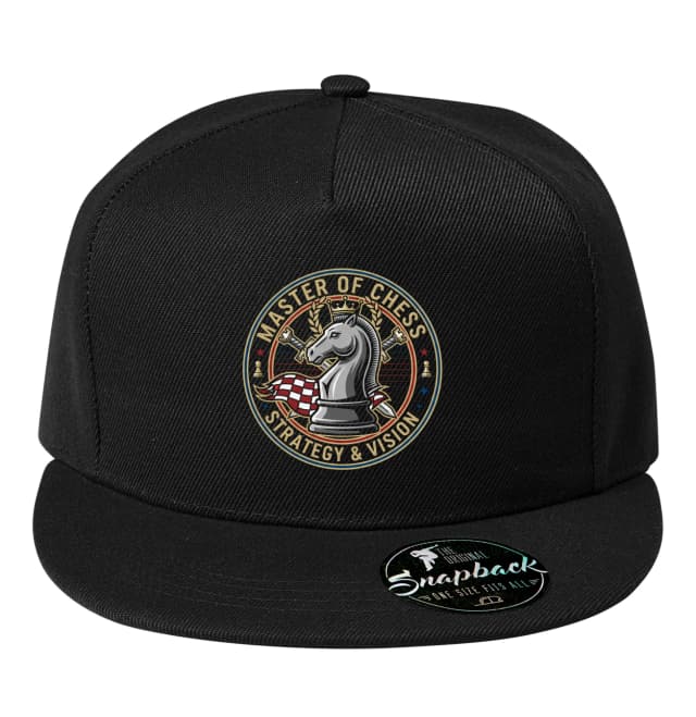 Snapback Mistr Šachu Strategie A Vize Silný Jezdec