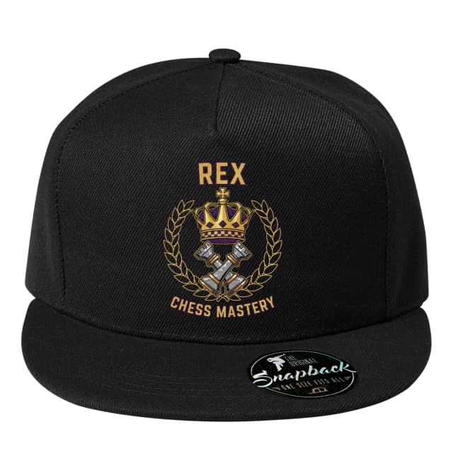 Snapback Rex Zlatá Koruna Šachového Mistrovství A Taktiky