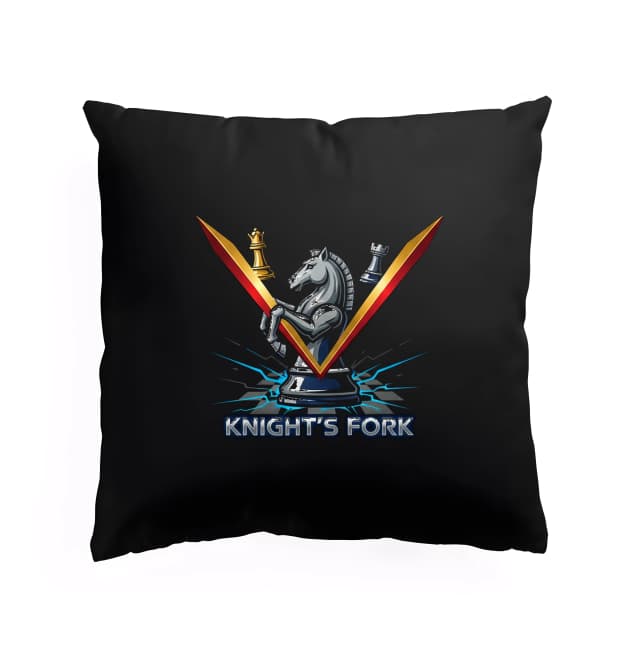 Polštář Královský Jezdec Knights Fork Strategie Moc A Vítězství
