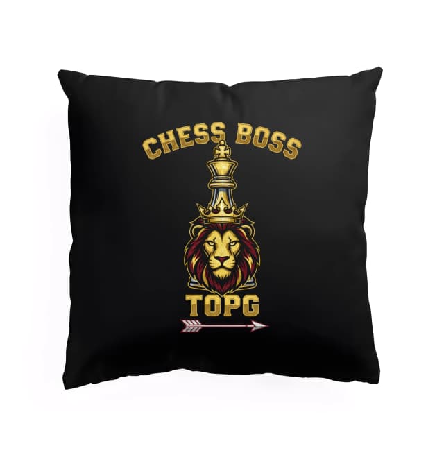 Polštář Královský Lev Šachového Světa Chess Boss Topg