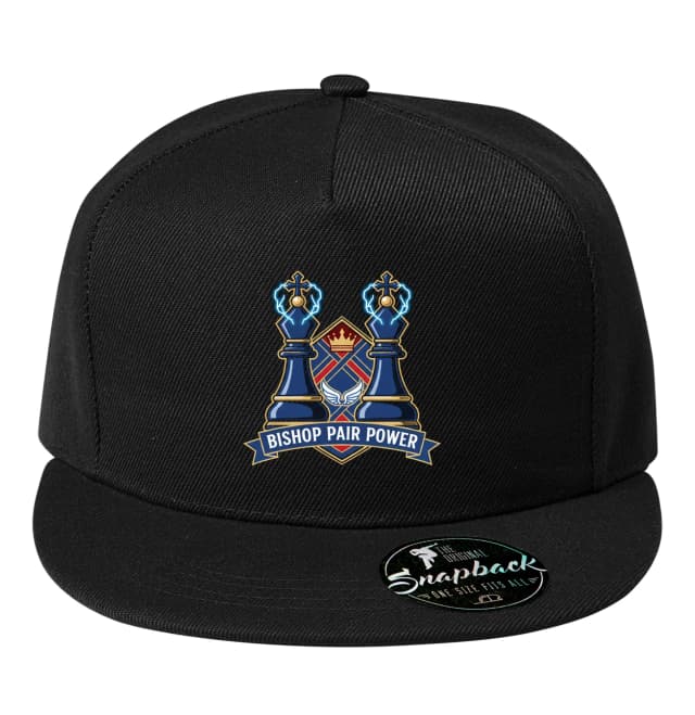 Snapback Královská Síla Páru Střelců Elektrizující Šachový Štít