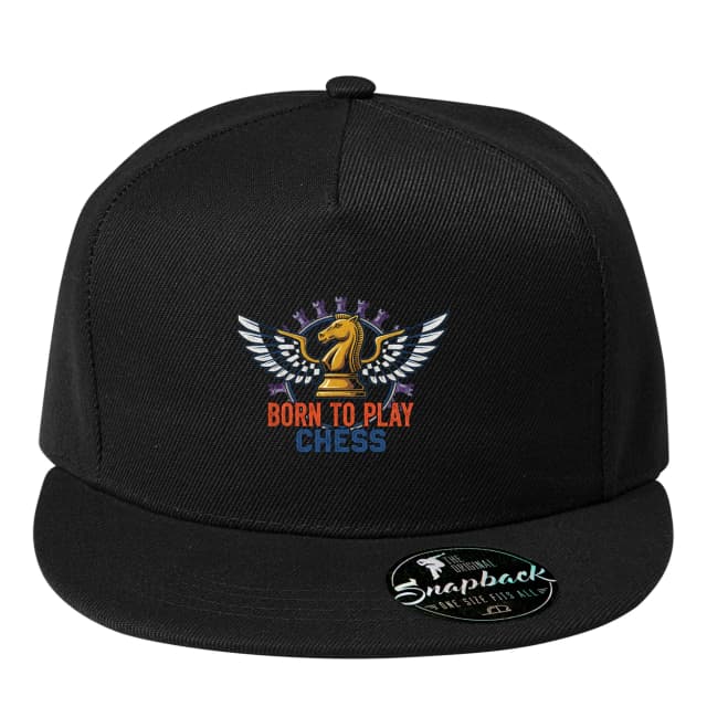 Snapback Křídla Šachů A Síla Jezdce Born To Play Chess